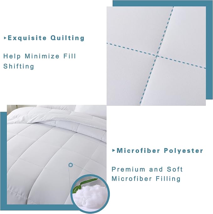DOWNCOOL Full Size Comforter Sets -All Season Bedding Comforters Sets - Image 4
