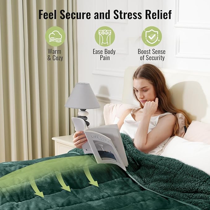 Uttermara Weighted Blankets for Adults Queen Size, 20lbs 60x80 inches Blanket - Image 4