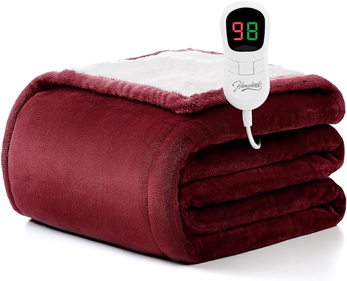 Homemate Heated Blanket Electric Throw by Homemate