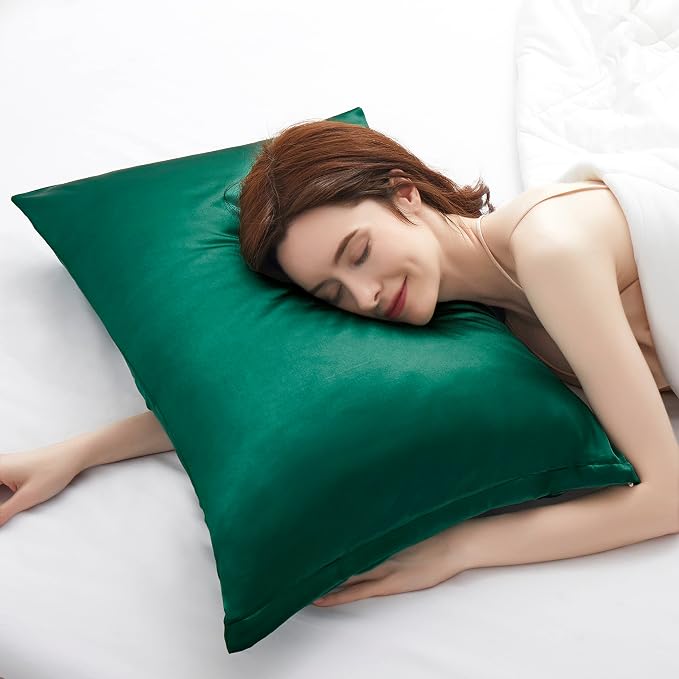 Satin Pillowcases with Zipper （20x30）, Queen Size Pillowcases Set of 2 - Image 6