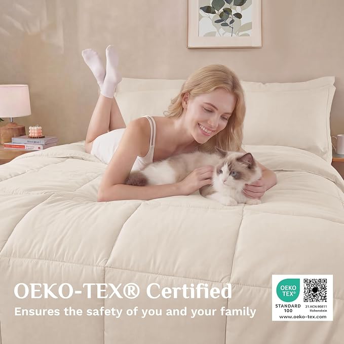 JOLLYVOGUE Queen Comforter Set, Ultra-Soft Bed in a Bag Queen Size 7 Pieces - Image 5