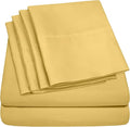 Queen Sheets Yellow by SweetHomeCollection