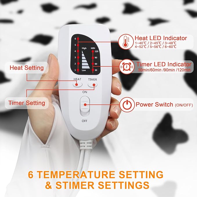 Deepsoon Heating Pad, Electric Heating Pads - Image 6