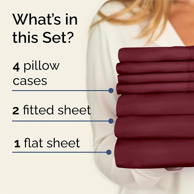 Split King 7 Piece Sheet Set - Image 2