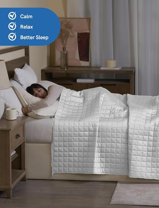 YnM King Size Cooling Weighted Blanket - Image 3