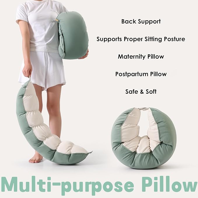Peallow – Long Round Body Pillow - Image 7