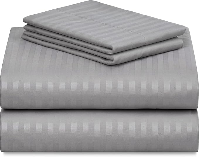 LuxClub 4 PC King Size Sheet Set, Breathable Luxury Bed Sheets, Deep Pockets - Image 9