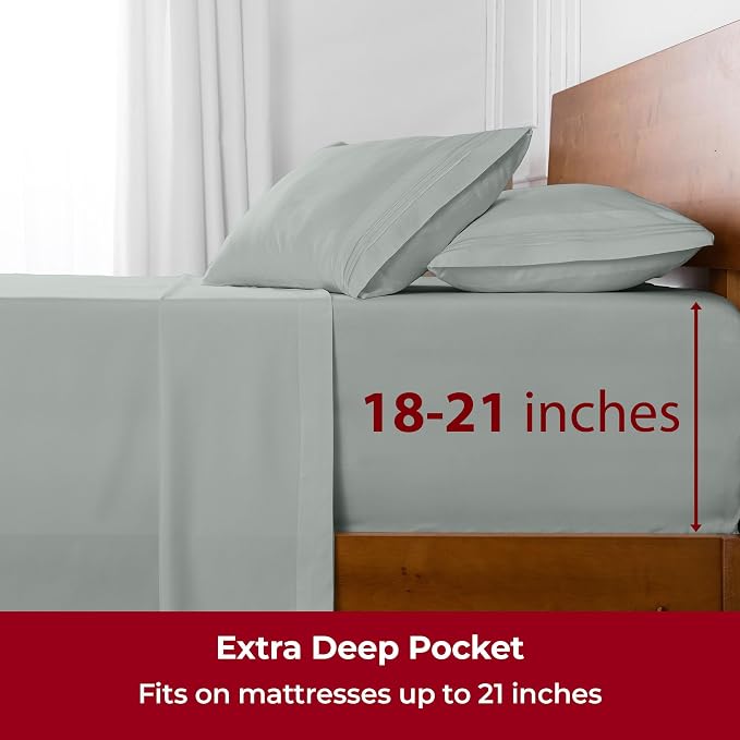 Mellanni Extra Deep Twin XL Sheets - Image 6