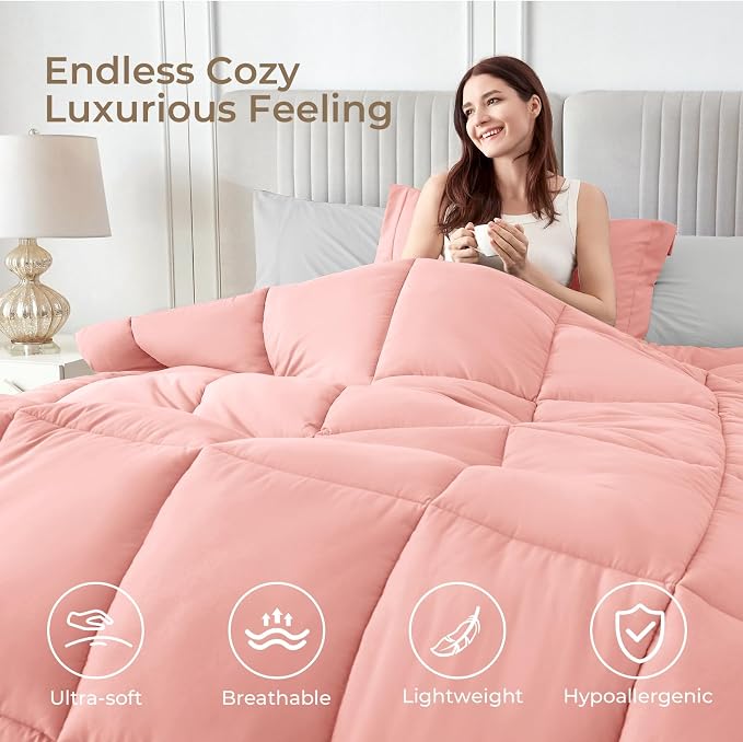 Sasttie King Size Comforter Set, 7 Pieces Reversible Bed in a Bag King - Image 2