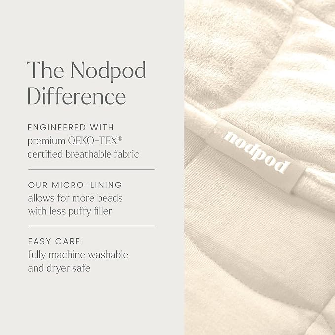 nodpod Body 6.5lb Patented Compact Weighted Blanket I Perfect - Image 6