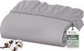 Royale Linens 100% Organic Cotton Fitted Sheet by ROYALELINENS