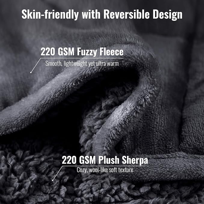 Uttermara Weighted Blankets for Adults Queen Size, 12lbs 60x80 inches Blanket - Image 2