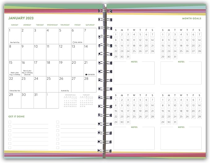 Goal Getter 2023 Weekly and Monthly Planner, 16-Month Lifestyle Planner: - Image 5