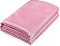 Homiest Pink Satin Flat Sheet for Full Mattress, Luxury & Ultra Soft Bedding by Homiest