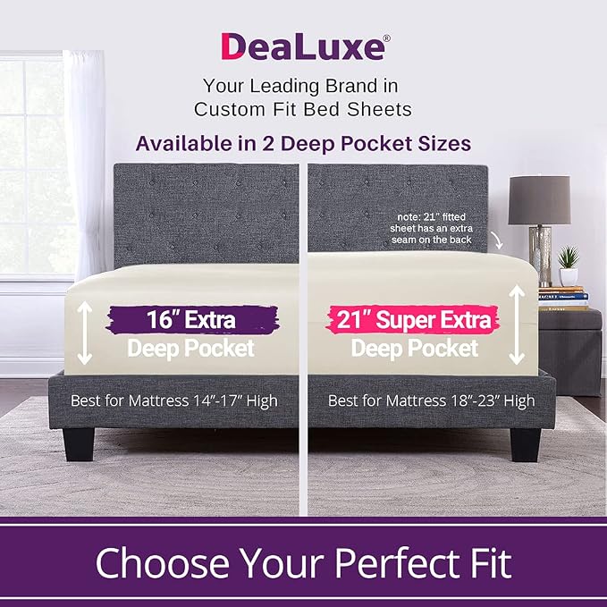 Deep Pocket Full Fitted Sheet - Image 2