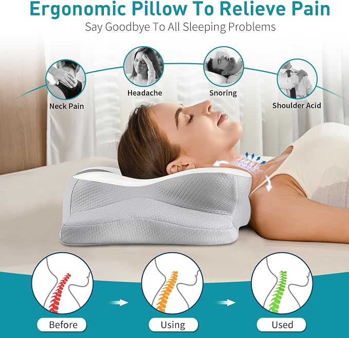 Cervical Pillow for Neck Pain Relief - Image 2
