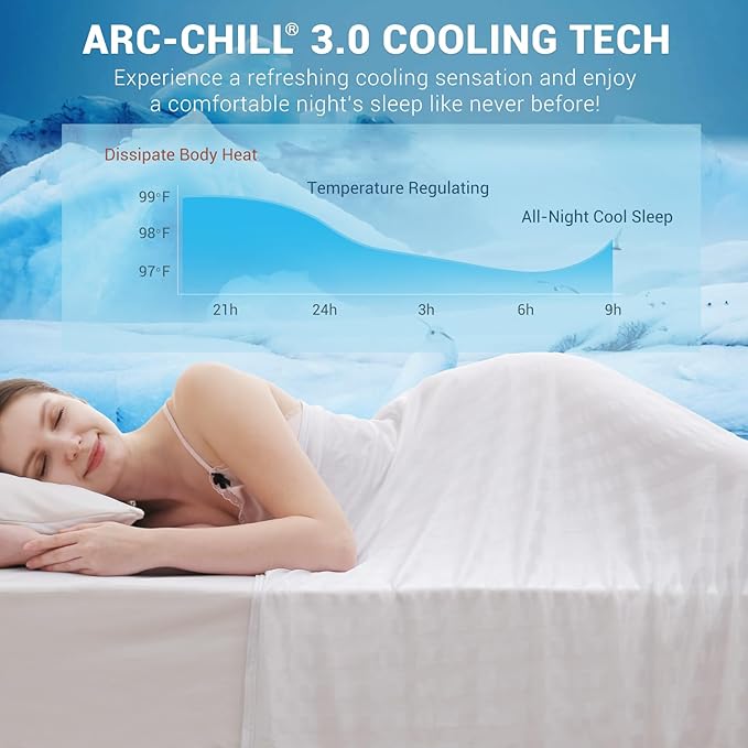 Elegear Revolutionary Cooling Blanket King, Absorbs Heat to Keep Body Cool - Image 2
