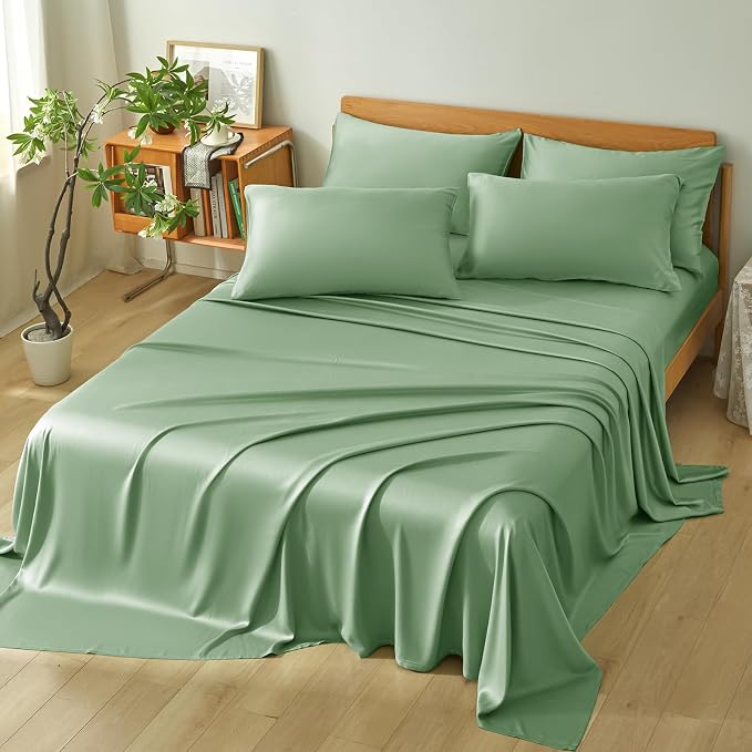 Homiest Cooling Pillow Cases Standard Size Set of 2, 100% Rayon Derived from - Image 6