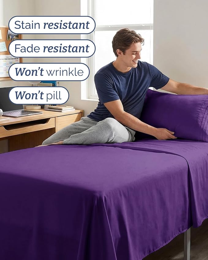 Twin XL Size 3 Piece Sheet Set - Image 5