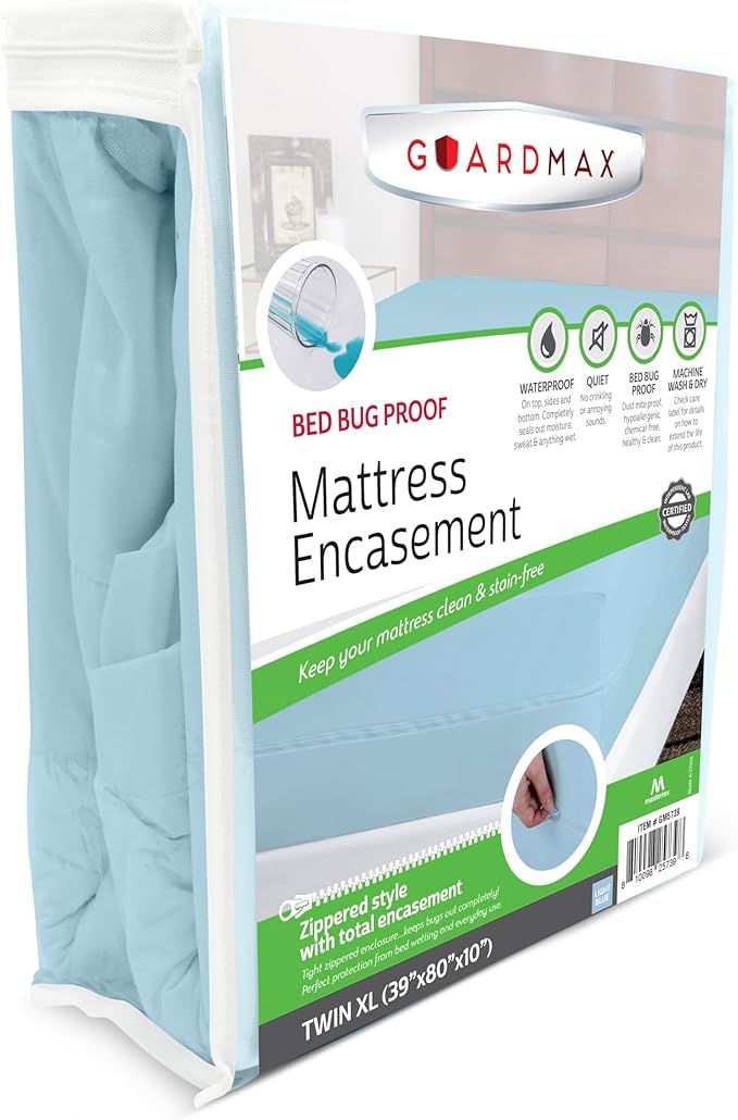 Guardmax Jersey Knitted Twin XL Zippered Mattress Encasement by Guardmax
