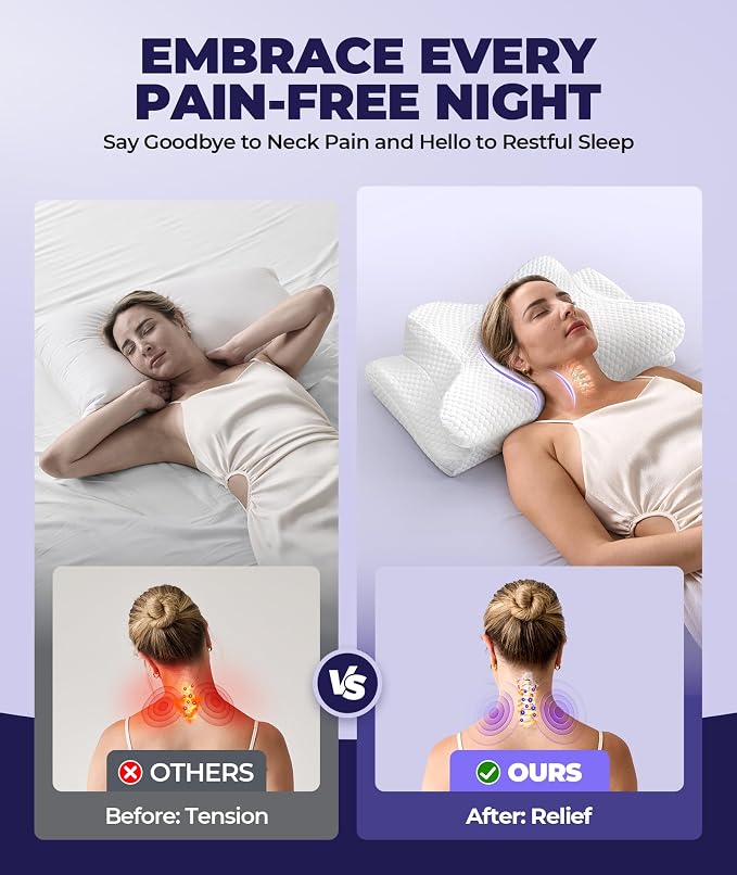Sleep Doctor Approved Cervical Neck Pillow - Image 2