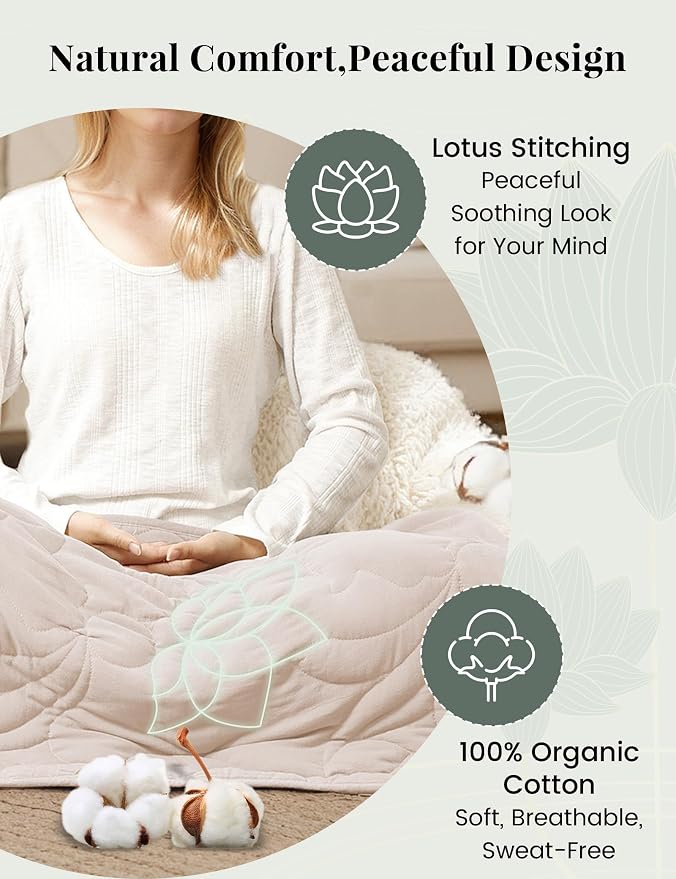 ZonLi Weighted Lap Blanket 5lbs - Image 2