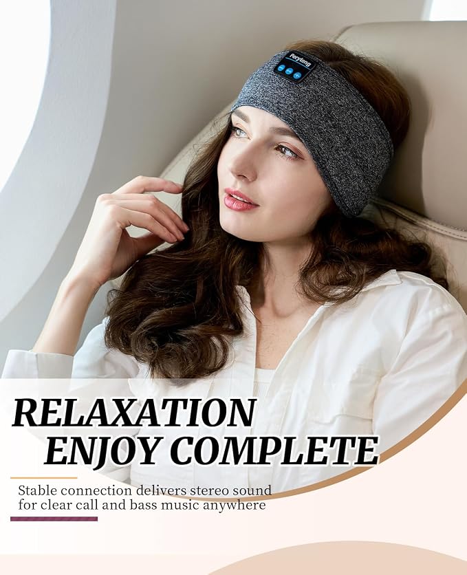 Perytong Sleep Headphones Wireless, Air Travel, Meditation - Image 5