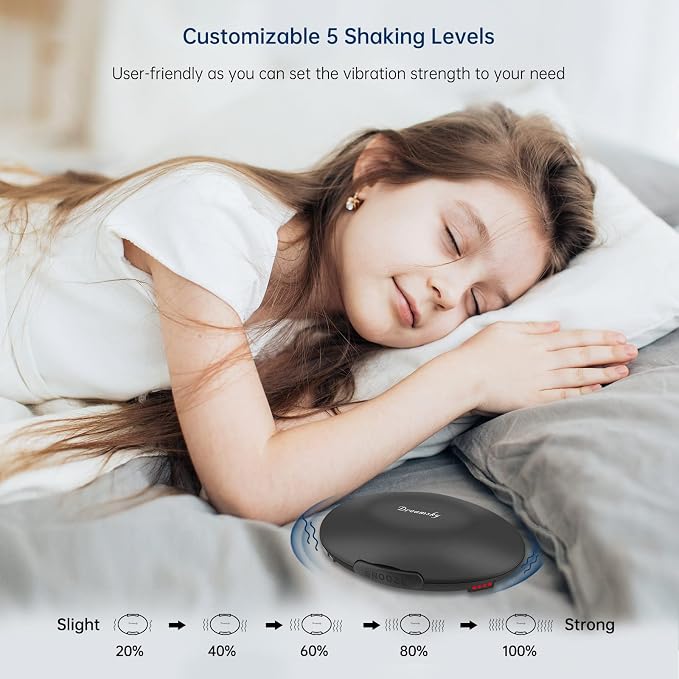 DreamSky Vibrating Alarm Clock for Heavy Sleepers - Image 4
