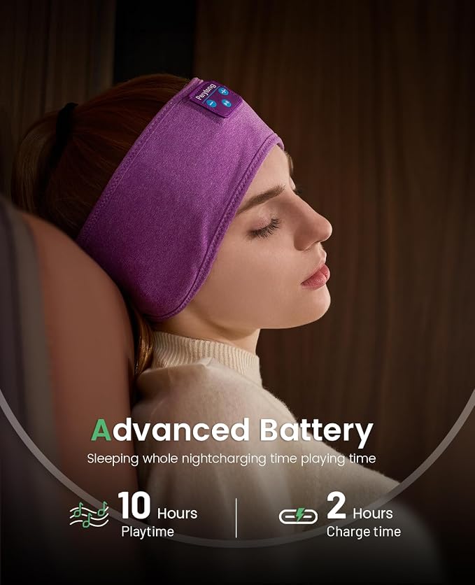 Perytong Sleep Headphones Wireless, Air Travel, Meditation - Image 6