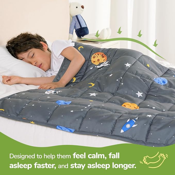 Sivio Weighted Blanket 7lbs, Cooling Weighted Throw Blanket - Image 2