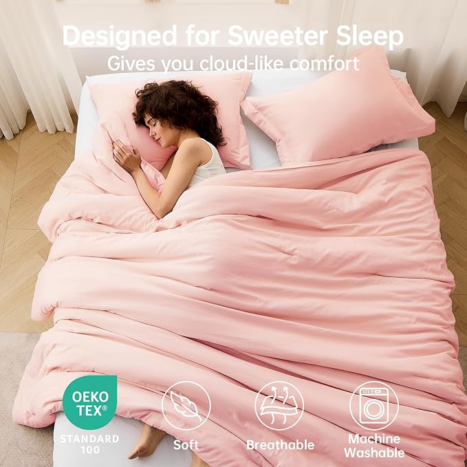 MUXHOMO Queen Comforter Set, All Season Ultra Soft Down Alternative Bedding - Image 2