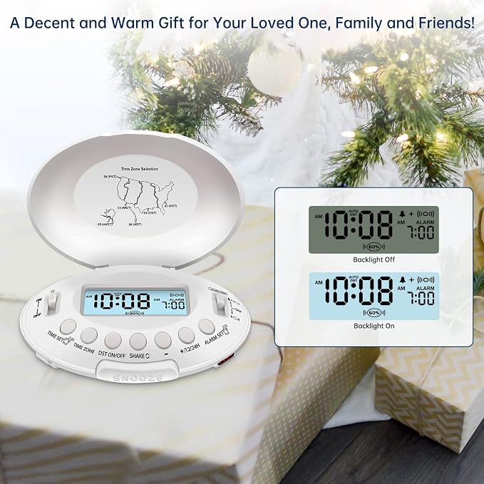 DreamSky Vibrating Alarm Clock for Heavy Sleepers - Image 7