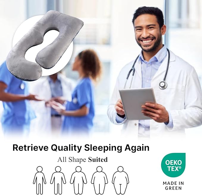 ALLOPERA Pregnancy Pillow, Full Body Maternity Pillow 57 inch, - Image 6