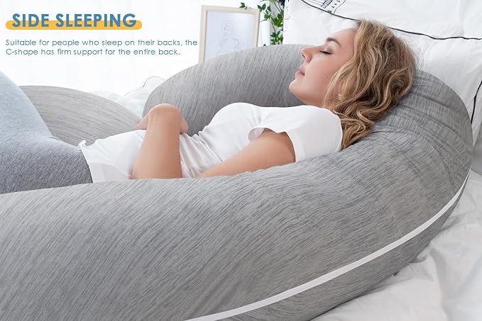 INSEN Cooling Pregnancy Pillow, Maternity Pillow - Image 4