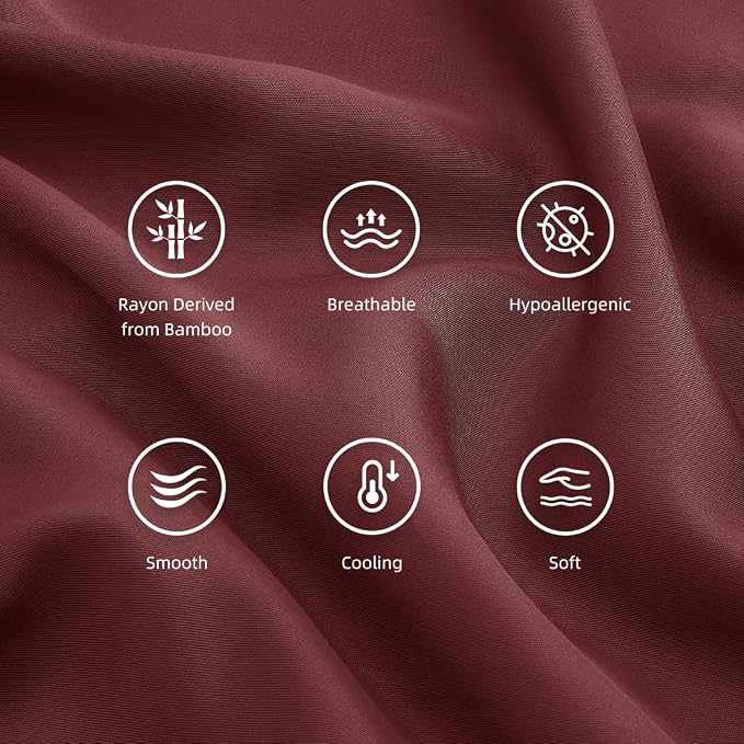Standard Pillowcases, Cooling Viscose from Bamboo Pillow Covers - Image 5
