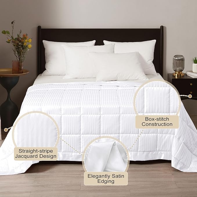 downluxe Weighted Blanket Queen Size, 15 lb Weighted Blanket - Image 2