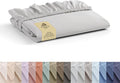 Linen Home 100% Cotton Percale Weave Fitted Sheet, Twin Size, 1 Deep Pocket by LINENHOME
