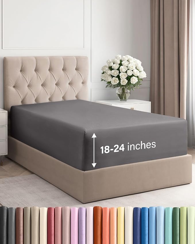 Extra Deep Twin Fitted Sheet by CGKUnlimited
