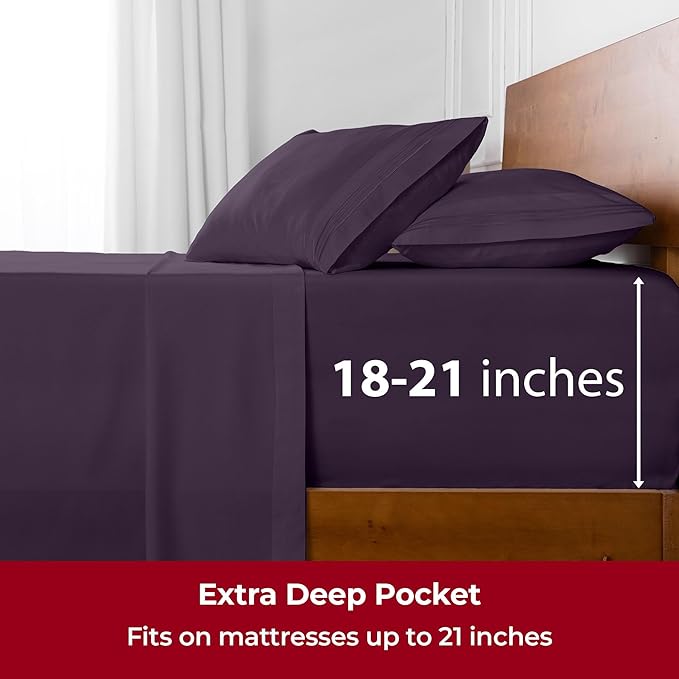 Mellanni Extra Deep Queen Sheets - Image 6