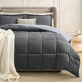 Homelike Moment Oversized Queen Comforter Set Grey, Lightweight Down by HomelikeMoment
