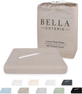Bella Coterie King Size Fitted Sheet Only | Luxury Bamboo Viscose | 100% by BC