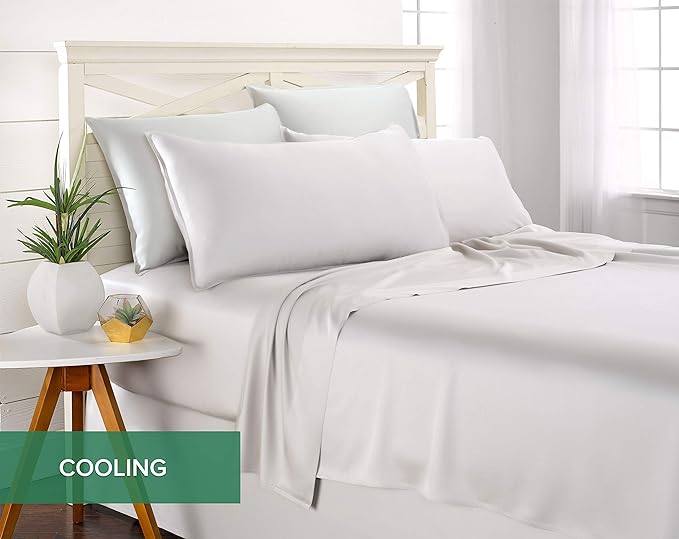 Pure Bamboo California King Sheets, Genuine 100% Organic Viscose Derived from - Image 5