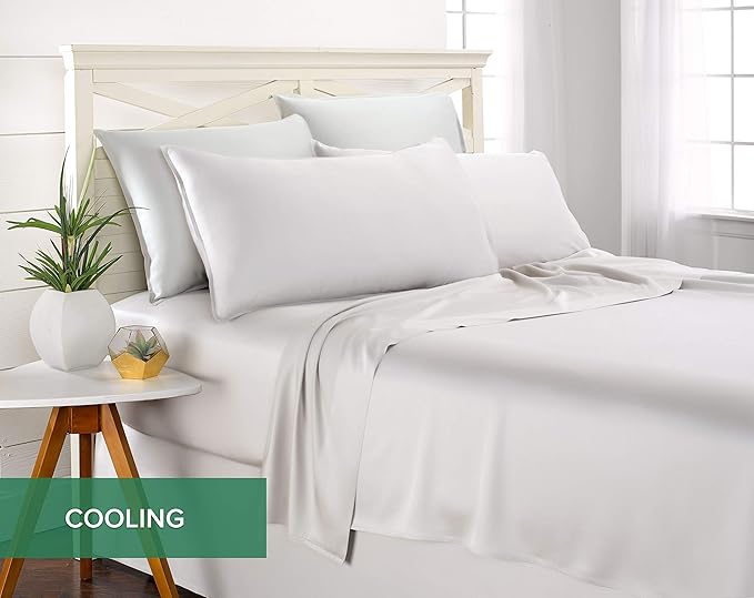 Pure Bamboo Twin XL Sheets, Genuine 100% Organic Viscose Derived from Bamboo - Image 4