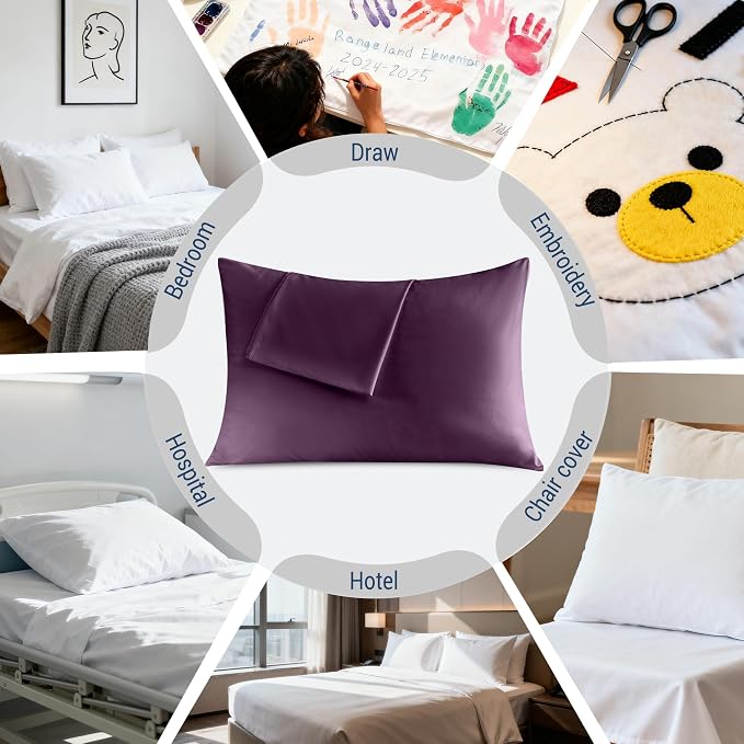 Pillowcases King 4 Pack, 20x36 Pillow Cases - Image 6