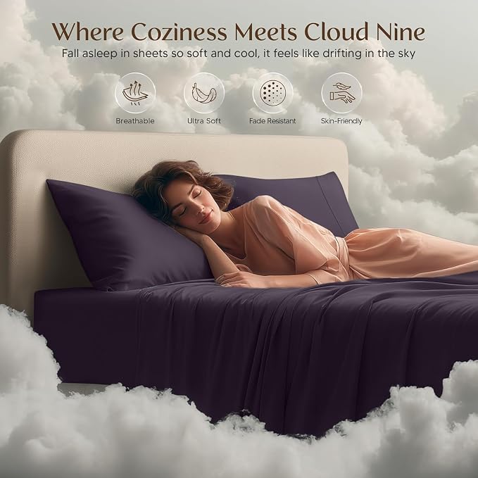 Utopia Bedding King Size Sheet Set – 4 Piece Bed Sheets, Soft and Breathable - Image 5