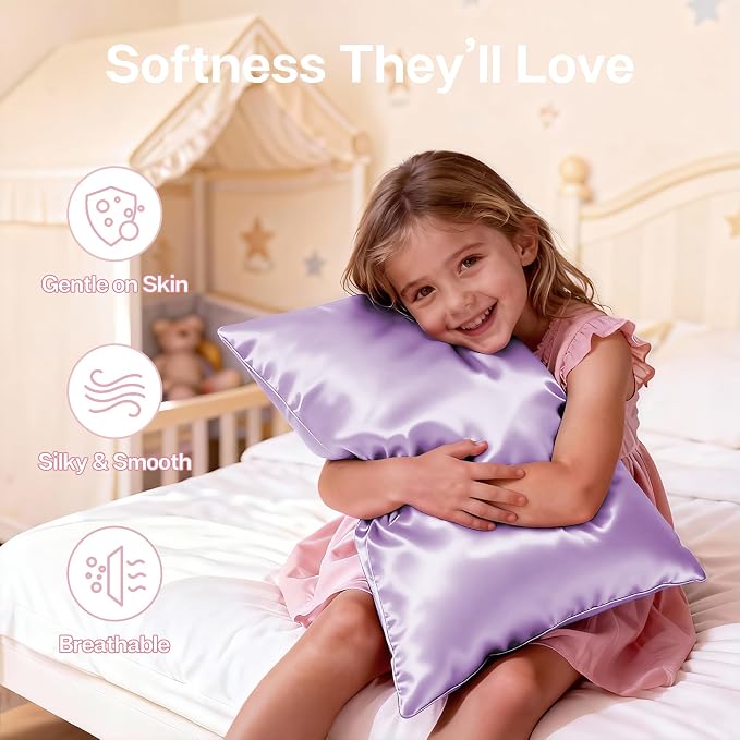 MR&HM Satin Pillowcase for Hair and Skin, Silk Satin Pillowcase 2 Pack - Image 3