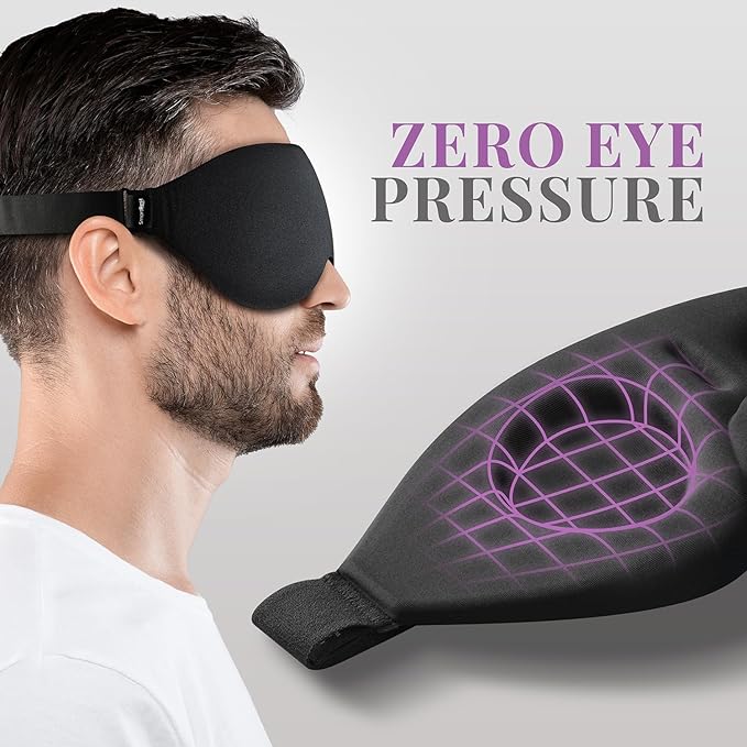 Sleep Mask - Eye Mask for Sleeping - Ultra Lightweight for Side Sleepers - Image 5