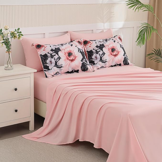 Yogeneg Queen Comforter Set 7 Piece Bed in a Bag, Soft Microfiber Comforter - Image 4