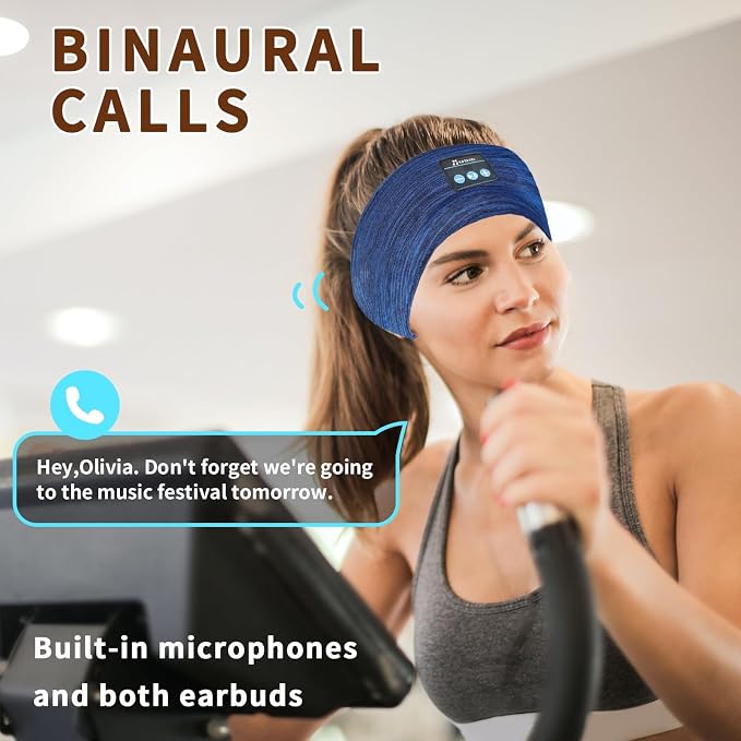 Bluetooth Headphones, Sleep Headphones Headband Wireless - Image 3