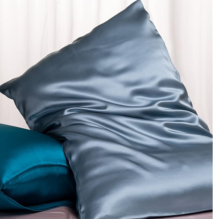 100% Mulberry Silk Pillowcase for Hair and Skin Made in USA, Real 22 Momme Silk - Image 6
